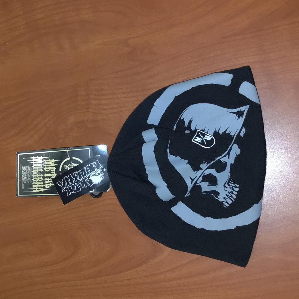 METAL MULISHA Urgency Skull Black Beanie New with Tag